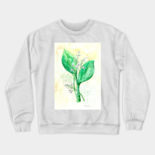 lily of the valley Crewneck Sweatshirt by Kunst und Kreatives